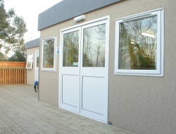 double commercial entry doors 