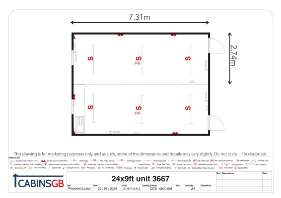  - Ref: 3667 - 24'x18' Modular Building