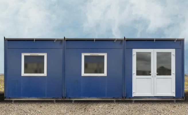  - Ref: plastisol3bay - 10.8m x 9m Modular Building