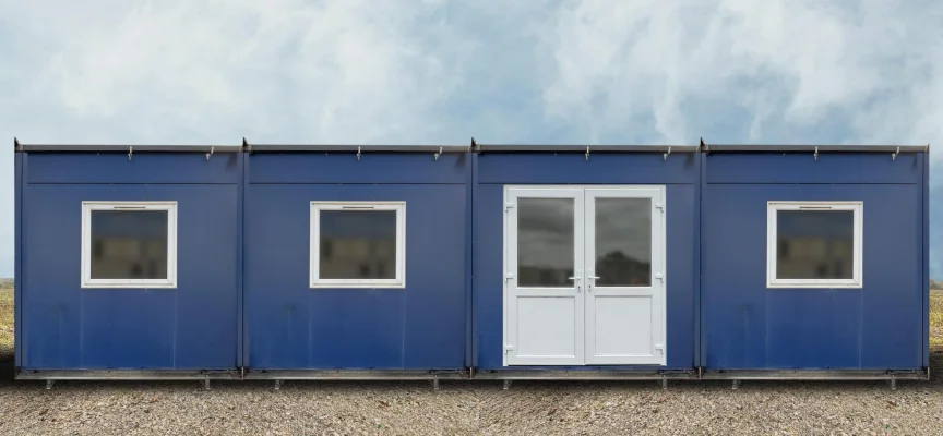  - Ref: plastisol4bay - 10.8m x 12m Modular Building