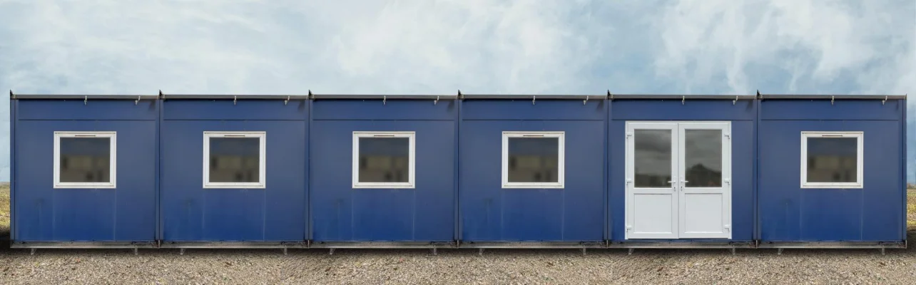  - Ref: plastisol6bay - 10.8m x 18m Modular Building