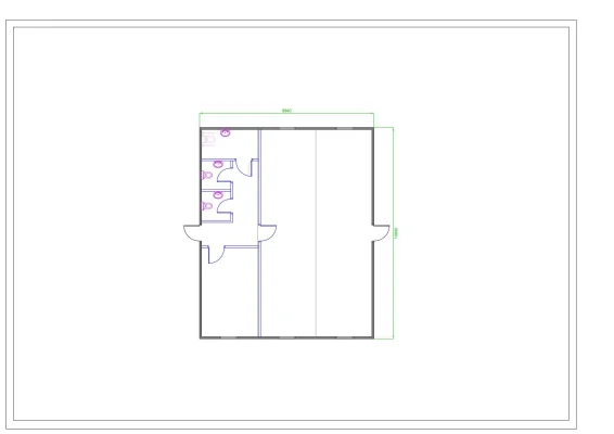  - Ref: 3747 - 10.8m x 9m Modular Building